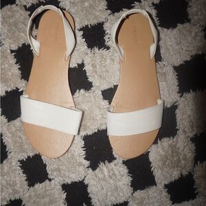 White Strap Sandal